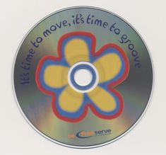 a cd disc with the words we're to move it's time to grovee