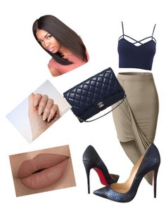 "Untitled #1" by angelika-rogers on Polyvore featuring LE3NO, Charlotte Russe, Christian Louboutin, Chanel and plus size clothing Plus Size Clothing, Charlotte Russe, Size Clothing, Plus Size Outfits