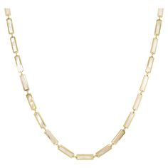 Quality Gemstone Bar Necklace: Focused on design and detail, this beautiful colored gemstone necklace features a station bar design and is crafted of 14k yellow gold. Necklace measurement is 18" Inches. Made In Italy and has a lobster closure. Stackable Design: This elegant piece of jewelry will fit perfectly with your favorite outfits; wear it alone or combine it with other necklaces, this necklace will be the foundational cornerstone of your collection. Gift Box included: If you are looking to Gemstone Bar Necklace, Bar Station, 14k Yellow Gold Necklace, Pretty Bracelets, Station Necklace, Mother Pearl, On Design, Unique Necklaces, Bar Design