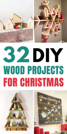 32 diy wood projects for christmas