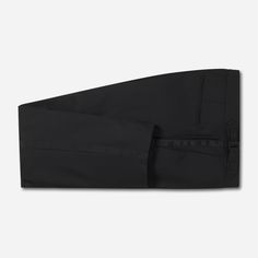 A twist on the classic black tuxedo pant. Pair with the Grosgrain Bound Tuxedo. 100% super-fine Italian merino wool Classic Black Tuxedo, Suit Prom, Black Tux, Tuxedo Pants, Tuxedo Shirts, Black Tuxedo, Wedding Rentals, Ring Fit, Classic Black