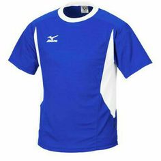 a blue and white soccer jersey with the kangaroo logo on it