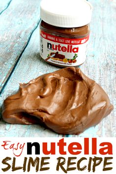 an easy nutella slime recipe for kids