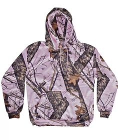 Mossy Oak Camo Hoodie Womens Sweat Shirt Pink Camouflage Pullover Sz S Small. New with tags! Yukon Gear Women’s Pink Camo performance fleece hoodie. Size small This deluxe performance hooded sweatshirt is made of 100% polyester and specifically designed for women. Featuring the popular Mossy Oak Pink Winter camo pattern with cuff sleeve and waist band, drawstring hood and kangaroo pockets. Perfect for everyday wear. Pink And Camo Outfit, Pink Camo Hoodie, Winter Camo, Pink Mossy Oak, Army Clothes, Mossy Oak Camo, Camo And Pink, Camo Outfits