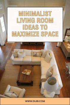 an aerial view of a living room with couches and coffee table in the center