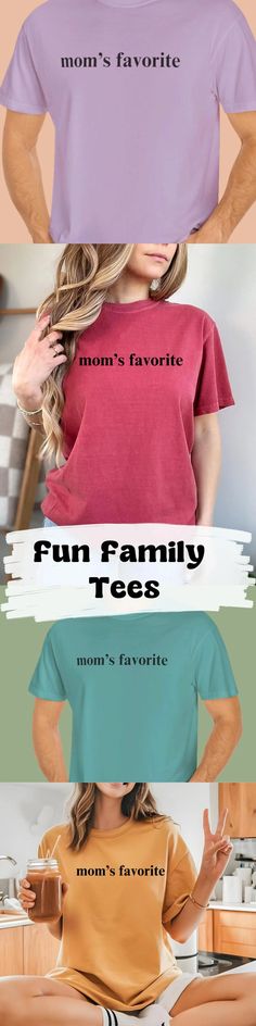 Funny Saying Tshirt Moms Favorite Shirt for Favorite Son Shirt for Favorite Daughter Shirt Funny Family Shirt Comfort Colors Tee Shirt - Etsy Daughters Shirt, Favorite Son, Funny Family, Moms Favorite, Favorite Daughter, Family Humor, Family Shirt, Comfort Colors Tee, Gift Items