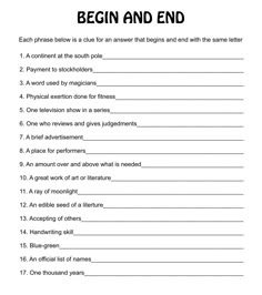 the printable worksheet for beginners to learn english