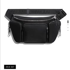 Disrupt The Expected. The Adidas X Ivy Park Fanny Pack Creates A Strong Visual Statement With A Highly Exaggerated Silhouette. Stay Hands Free And Wear The Bag Around Your Waist Or Across The Body. Detachable Strap Can Also Be Used As A Belt. The Carabiner Clips Onto Your Sneakers, Keeping Them Separate From Your Gear. 100% Nylon Twill Adidas X Ivy Park Collaboration Zip Main Opening Three Front Pockets With Zip Adjustable Belt With Buckle Closure Luxury Black Belt Bag With Zipper Pocket, Modern Black Belt Bag With Pockets, Beyonce Bodysuit, Ivy Park Beyonce, Just Fab Boots, Adidas X Ivy Park, Belt With Buckle, Coach Sneakers, Ivy Park