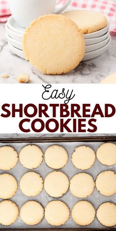 These Whipped Shortbread Cookies are lightly sweet, buttery and delicious. Learn how to make easy shortbread cookies in under an hour! Easy Pantry Cookies, Single Serve Shortbread Cookie, Christmas Baking Recipes Easy Shortbread Cookies, Panera Bread Shortbread Cookie Recipe, Best Ever Shortbread Cookies, Shortbread Cookies Easy 3 Ingredients, Sugar Cookie Shortbread Recipe, 4 Ingredient Christmas Shortbread Cookies, Shortbread Butter Cookie Recipe