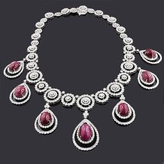 Item Code: 801596&#44 Rubies Necklace, Diamond Ruby Necklace, Diamond Statement Necklace, Mens Diamond Earrings, Ruby And Diamond Necklace, Necklaces Diamond, Diamond Chain Necklace, Dancing Diamond, Blue Sapphire Necklace