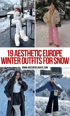 Winter Snow Fashion Outfits, Modest Snow Outfits, Extra Winter Outfits, Heavy Snow Outfits, Winter Outfits Snow Aesthetic, Winter Fashion Outfits Snow, Winter Fits Snow, White Snow Outfit, Winter Snow Outfits Women