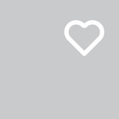 a white heart on a gray background