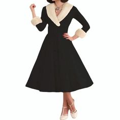 This Velvet Long Sleeve Dress with Belts features a medium stretch and garment sleeves, making it perfect for daily wear. The dress is made of a combination of polyester and spandex, providing a comfortable and flattering fit. With its vintage style and patchwork design, this dress is perfect for any occasion. Its natural waistline and ball gown silhouette add a touch of elegance, while the V-neckline and three quarter sleeves enhance its overall look. Made in Mainland China, this dress is a must-have for the upcoming Autumn 2024 season. The pullover closure and chest wrapping style further add to its convenience and style, making it a perfect addition to any wardrobe. Patchwork Sleeve, Christmas Dress Women, Long Sleeve Velvet Dress, Dress Tight, Gown Style, Christmas Party Dress, Dress A Line, Vintage Material, Solid Color Dress