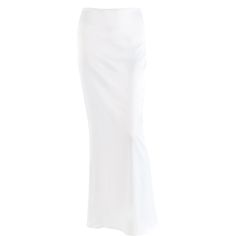 Olivia Mark - Chic and Elegant Satin Mermaid Long Skirt Low Waist Maxi Skirt, Long Satin Skirt, Long Skirt Summer, White Long Skirt, High Waisted Maxi Skirt, Satin Midi Skirt, Elegant Skirt, Satin Skirt, Club Outfits