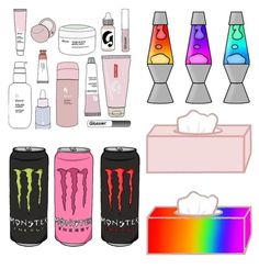 the contents of monster energy drink are shown