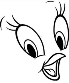 the face of an angry bird with its mouth open and eyes wide open coloring page