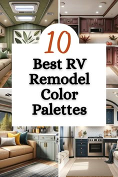 the top 10 best rv remodel color palettes