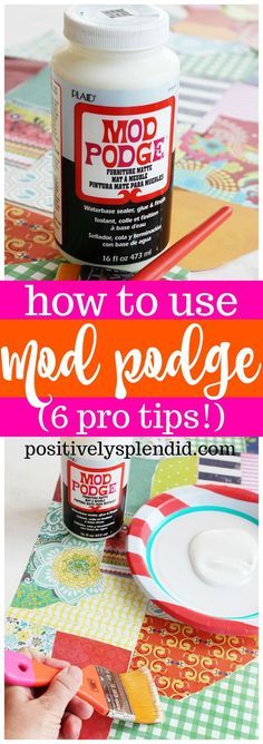 how to use mod podge e - pro tips for crafting and diy projects