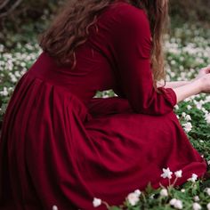 Linen Dress Womens Red Pleated Midi Linen Dress Spring Long - Etsy Red Midi Length Dress For Casual Occasions, Red Linen Midi Dress For Spring, Spring Red Linen Dress, Red Long Sleeve Midi Dress For Spring, Spring Midi Length Dress In Burgundy, Red Linen Knee-length Dress, Fitted Red Linen Dress, Red Dress Casual, Midi Linen Dress