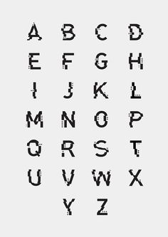 the alphabet is made up of letters and numbers