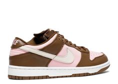 Stüssy X Dunk Low Pro SB 'Cherry' - Nike - 304292 671 - dark khaki/shy pink-vanilla | Flight Club Cool Nike Sneakers, Pro Club, Pink Vanilla, Jordan Shoes Retro, Christmas Shoes