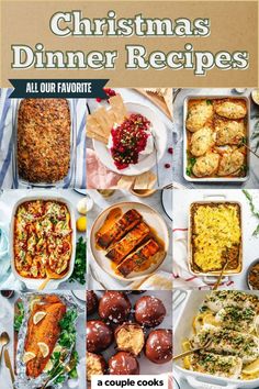 christmas dinner recipes all our favorite people cook together for the holidays and new year's eve