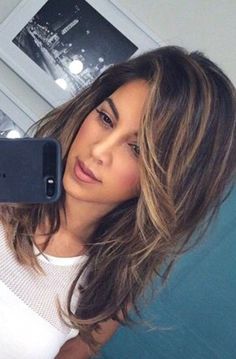 Long Layered Hair With Side Bangs, Brown Blonde Hair, Medium Length Hair, Long Layered Hair, Haircuts For Long Hair, Medium Hair Cuts, Medium Length Hair Cuts, Brunette Hair