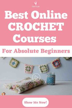 Here you'll find a list of all the best online crochet courses and classes taught by professional crochet designers. Ideal if you're a beginner crocheter and looking for online video tutorials that will teach you the basics of crochet. #crochet #crochetcourse #crochetclass #crochetlove #crochetonline #crochetonlinevideo #crochetvideoclass #crochetvideocourse Teach Yourself To Crochet, Teaching Crochet Classes, Crochet Lessons For Beginners, Crochet Benefits, How To Do Increase Crochet, How To Teach Crochet Classes, What Size Crochet Hook To Use, Best Crochet Kits For Beginners On Amazon, Crochet Basics Step By Step