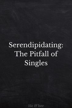 Are you tired of falling into the trap of serendipidating? Learn about the pitfalls of constantly keeping your options open and discover the benefits of committing to meaningful relationships. #Serendipidating #SingleLife #CommitToLove Single Life, The Worst