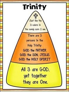 a poster with the five levels of trinity written in different colors and font on it