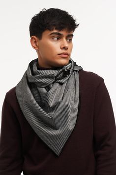 Welcome to ArtSanaGallery! If you are looking for a gift for a man, you have come to the right place! You will get a great classic look. This is my design, an original 2-sided scarf with an original clasp.   Complete your winter wardrobe with an elegant cloudy grey. This scarf is a great addition to any scarf lover's wardrobe and will easily pair with any outfit. Made from wool 60% polyester 40% viscose lining 100%, which is durable and retains its shape for a long time. The scarf is easy to was Black Winter Scarf For Gift, Man Scarf, Scarf For Men, Elegant Man, Oversized Scarf, Large Scarf, Black Scarf, Warm Scarf, Scarf Men