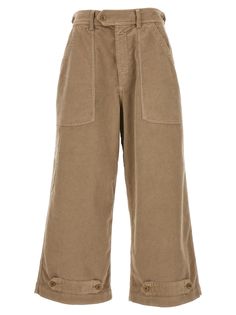 'Paola' corduroy pants with zip and button closure, pockets and wide leg. Composition: 98% co, 2% ea Wide-leg Corduroy Cargo Pants With Pockets, Wide Leg Corduroy Cargo Pants, Wide Leg Corduroy Cargo Pants With Pockets, Wide Leg Corduroy Pants With Patch Pockets, Wide Leg Corduroy Bottoms With Side Pockets, Corduroy Wide-leg Pants With Pockets, Corduroy Wide Leg Pants With Pockets, Wide Leg Corduroy Pants With Pockets, Corduroy Work Pants With Patch Pockets