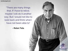 an older man standing in front of a white wall with a quote on it that says, there are many things that if have to relive