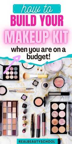 How to build your makeup kit when you are on a budget Essentials For Makeup Beginners, Makeup Products Must Have List, Makeup Essentials For Beginners Natural, Best Beginner Makeup Products, What Do You Need For A Full Face Makeup, What Makeup To Buy For Beginners, Cheap Make Up Products, Makeup Basics For Beginners, Makeup List To Buy