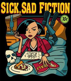 Unisex / Daria tee / Jane Lane / Pulp Fiction / Tarantino / MTV / Nineties / 1990s / TV Shows / Retr 1990s Tv Shows, Where Did You Sleep Last Night, Jane Lane, Daria Mtv, Daria Morgendorffer, Arte Indie, Arte Punk, Fiction Movies, Pulp Fiction