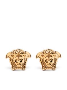 gold-tone Medusa plaque detail polished finish post-back fastening These earrings come as a pair. Versace Jewellery, Versace Accessories Jewelry, Versace Gold Medusa Heels, Versace Medusa Stud Earrings, Versace Earrings, Versace Medusa Sunglasses, Versace Jewelry, Versace Gold, Chic Leather