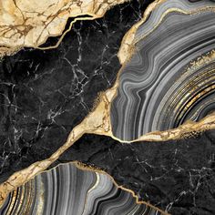 black and gold marble texture background