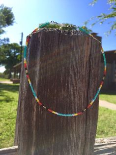 Beaded Choker - Choker Necklace - Western Choker - Boho Choker - Choker - Choker Necklace - Adjustable - - Sarape beaded choker. This is adjustable. Simple but I like the style it gives with my western outfit. Perfect for this summer. Super light. 14 inch long Contact me for any questions. Follow me on Instagram & Facebook for updates and the occasional promo code @thebijouxfab Turquoise Jewelry Western, Summer Choker, Turquoise Stone Jewelry, Extra Long Earrings, Hair Accessories Boho, Western Outfit, Cowgirl Jewelry, Western Earrings, Boho Choker