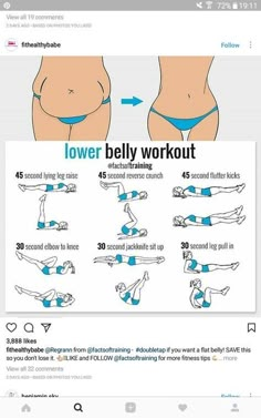 an image of a woman's stomach with the words lower belly workout on it