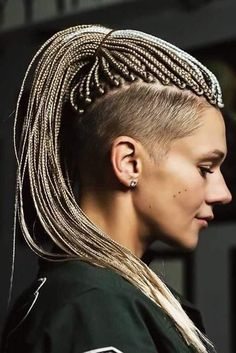 Braids Undercut, Undercut Braid, Beauty Apps, Blonde Braids