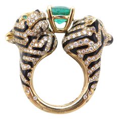 Luxury Polished Emerald Jewelry, Luxury Oval Emerald Ring Collectible, Luxury Gold Emerald Ring Collectible, Luxury Gold Emerald Collectible Ring, Luxury Emerald Rings With Polished Finish, Luxury Emerald Rings Hallmarked, Luxury Collectible Rings, Luxury Diamond Emerald Ring Collectible, Luxury Multi-stone Enamel Ring As Gift