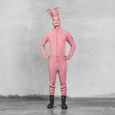 Pink Bunny Suit Christmas Story Bunny Costume, Bunny Onesie, Bunny Man, Fluffy Tail, Black Bunny, Pink Onesie, Heart Patch, Bunny Costume, Heart Patches