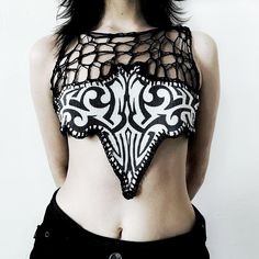 Crochet upcycled mesh top made with cotton yarn. Gothic vibe, vegan material, size xs-s. One of a kind. Goth Tops, Gothic Tops, Graphic Tank Tops, Rave Outfits, Refashion Clothes, Fantasy Fashion, Fashion Fabric, Fashion Drawing, Knit Patterns