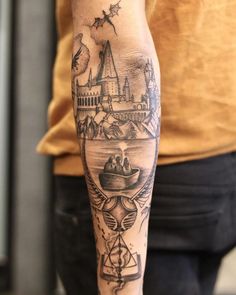 a person with a tattoo on their arm