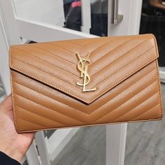 Brand New Full Set Ysl Wallet On Chain Ysl Uptown Wallet On Chain, Ysl Wallet On Chain, Bags Ysl, Ysl Kate, Ysl Wallet, Saint Laurent Bags, Yves Saint Laurent Bags, Wallet On Chain, Large Wallet