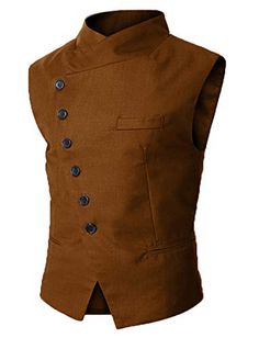 Suit Vest For Men, Men Waistcoat, Waistcoat Men, Collar Vest, Vest Men, Suit Waistcoat, Stand Up Collar, Casual Vest, Suit Vest