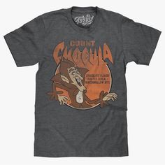 New! Count Chocula T-Shirt From Tee Luv. Extremely Soft Shirt! Men’s Xxxl Cereal Logo, Cereal Logos, Count Chocula Cereal, Monster Cereal, Count Chocula, Vintage Cereal, Retro Graphic Tees, Casual Night Out, Retro Tee