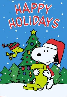 NON-VINTAGE FLAG - HAPPY HOLIDAYS Peanuts Wallpaper, Snoopy Collectibles, Snoopy Comics, Camp Snoopy, Snoopy Cartoon, Snoopy Funny, Snoopy Images, Peanuts Cartoon, Snoopy Wallpaper