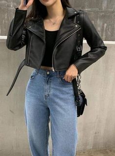 Adrette Outfits, Casual College Outfits, Korean Casual Outfits, Looks Black, Edit Icon