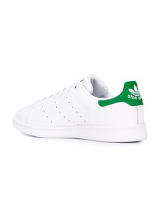 Find ADIDAS Stan Smith Og /green Sneakers on Editorialist. white/green leather perforated detailing contrasting heel counter logo patch at the tongue round toe front lace-up fastening flat rubber sole These styles are supplied by a premium sneaker marketplace. Stocking only the most sought-after footwear, they source and curate some of the most hard to find sneakers from around the world. Green Adidas Lace-up Skate Shoes, Adidas Green Skate Shoes, Green Sporty High-top Sneakers With Perforations, Sporty Green High-top Sneakers With Perforations, Adidas Green Sports Sneakers, Adidas Green Sneakers For Sports, Adidas Sneakers With Perforated Toe Box And White Sole, Classic Adidas Lace-up Sneakers, Green Leather High-top Sneakers With Perforated Toe Box